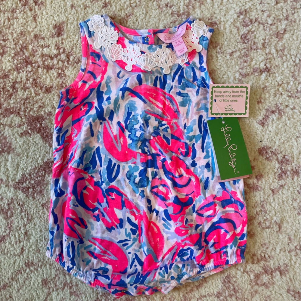 Baby girl Lilly Pulitzer bubble. NWT 0-3m